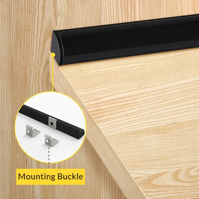 Black Linear Bar Light