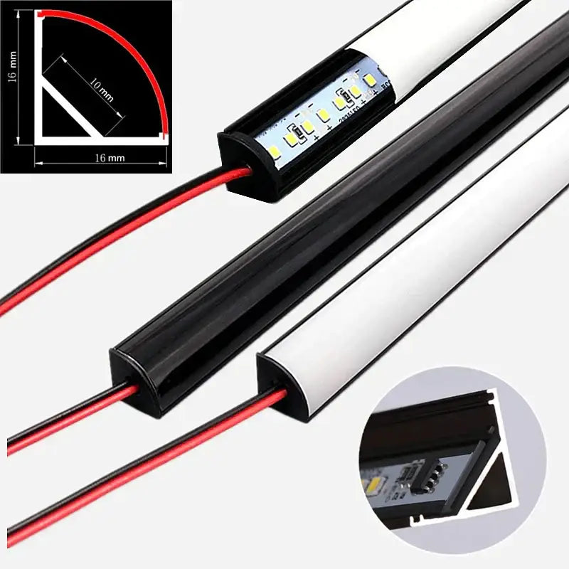 Black Linear Bar Light