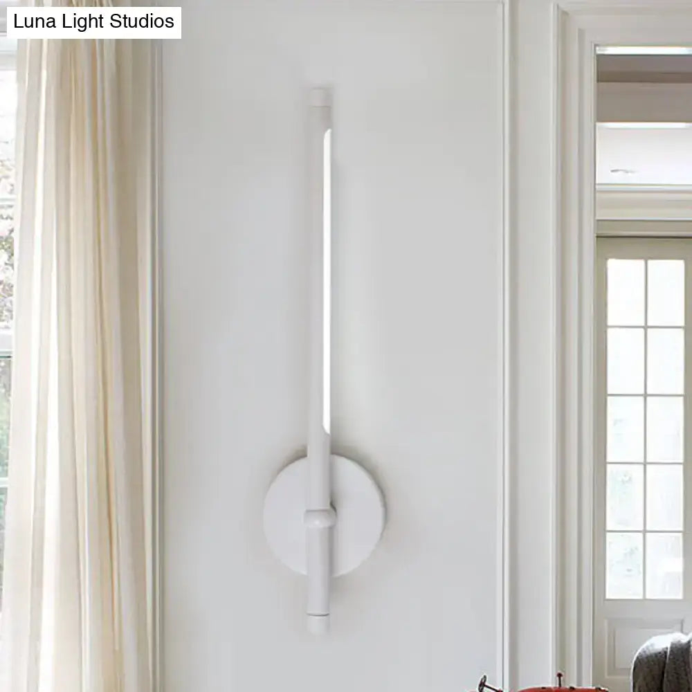 Metal Tubular Wall Sconce Direct-Wired