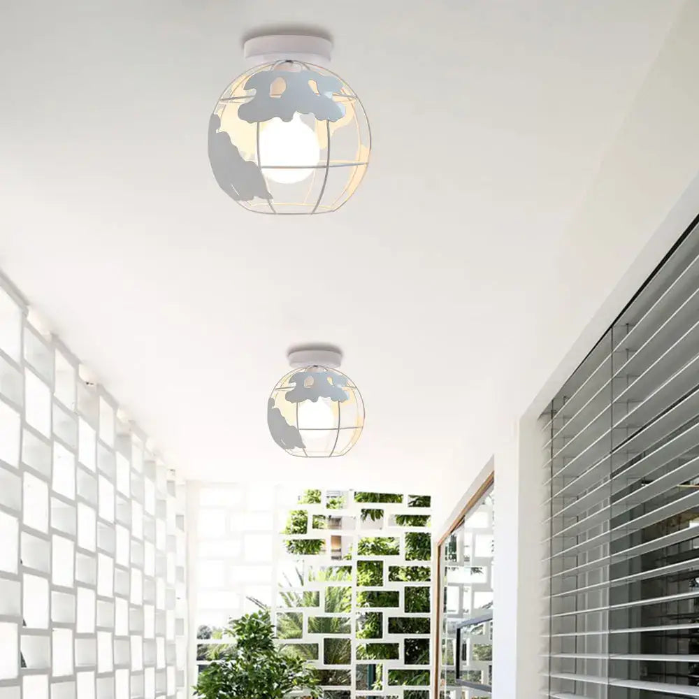 Black Globe Ceiling Shade
