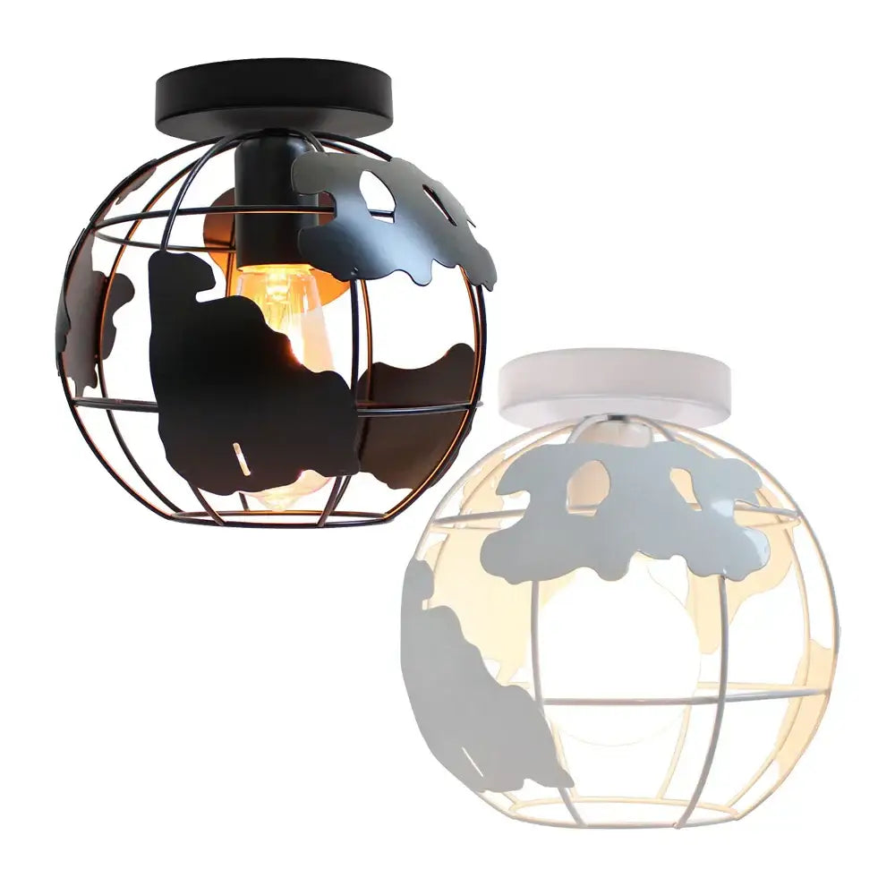 Black Globe Ceiling Shade