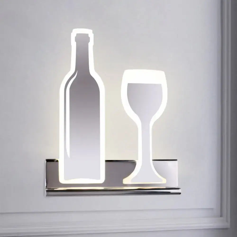 Black Cast Iron Glass Industrial Sconce