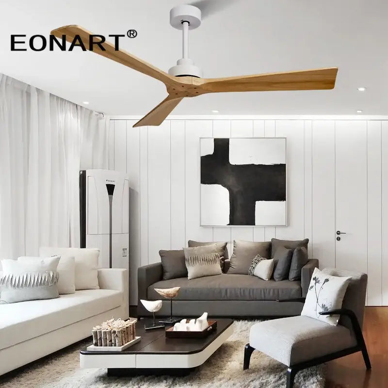 Black Wooden Ceiling Fan