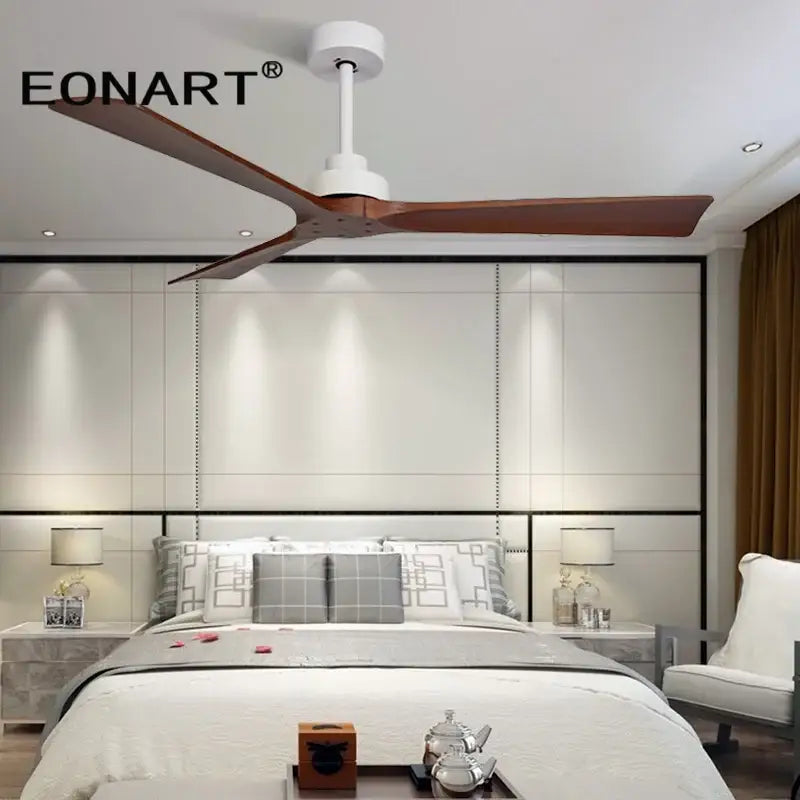 Black Wooden Ceiling Fan