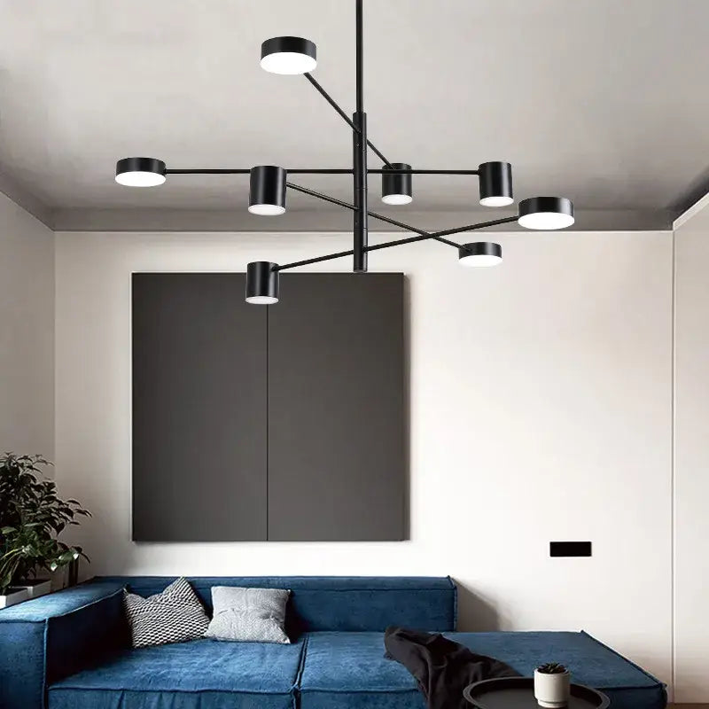 Black Wrought Iron Chandelier