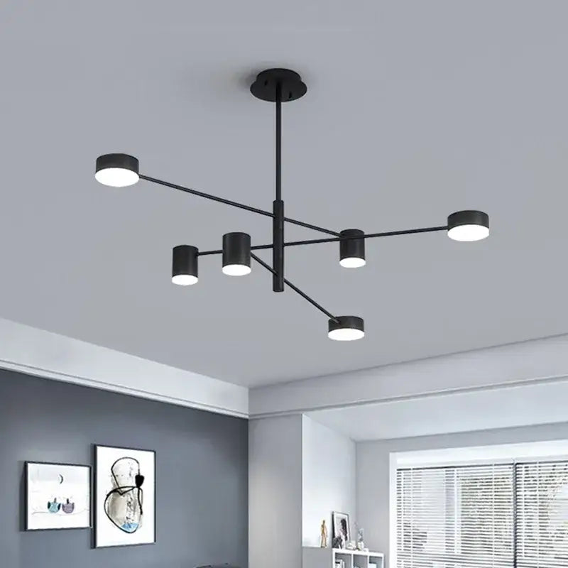 Black Wrought Iron Chandelier