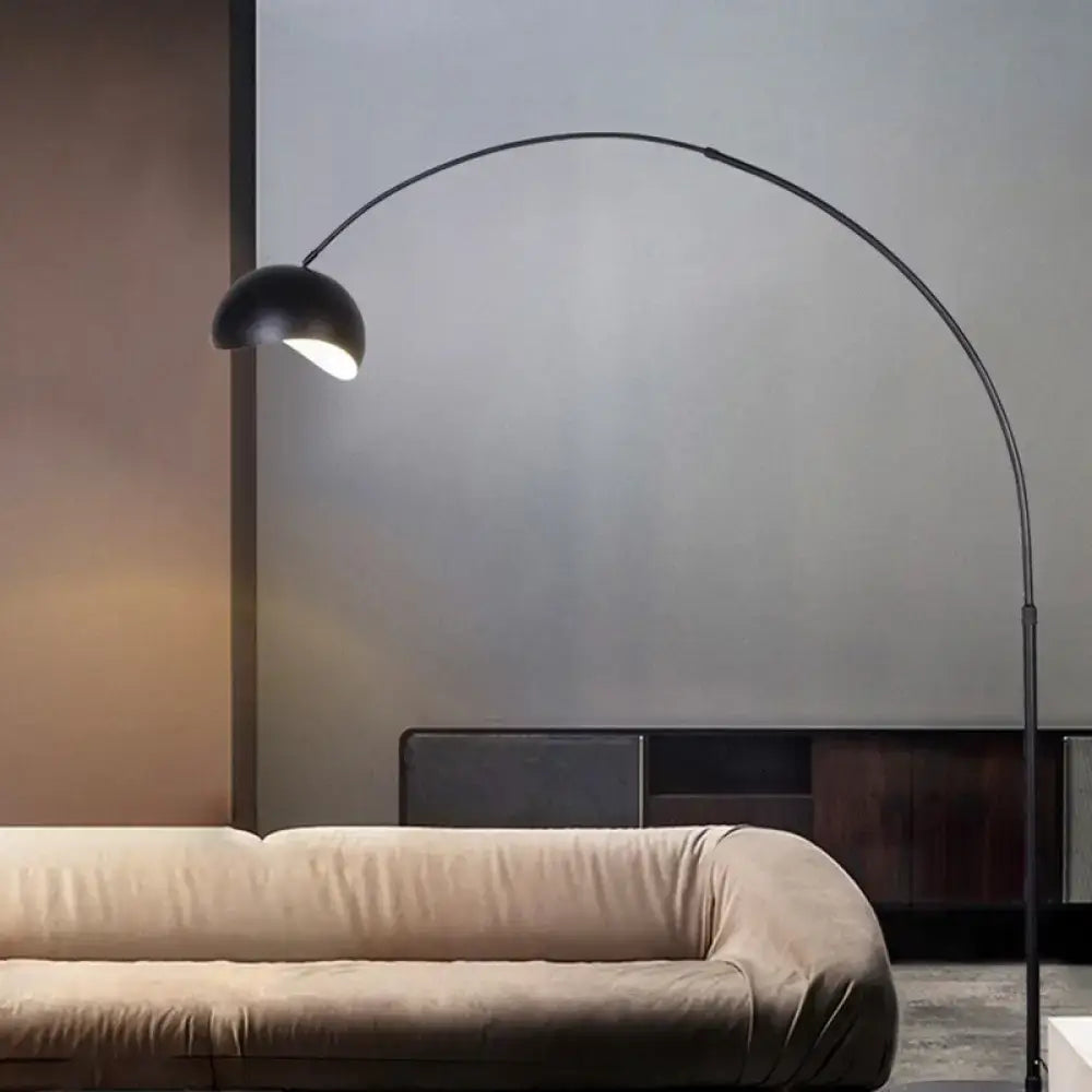 Yellow Arc Floor Lamp