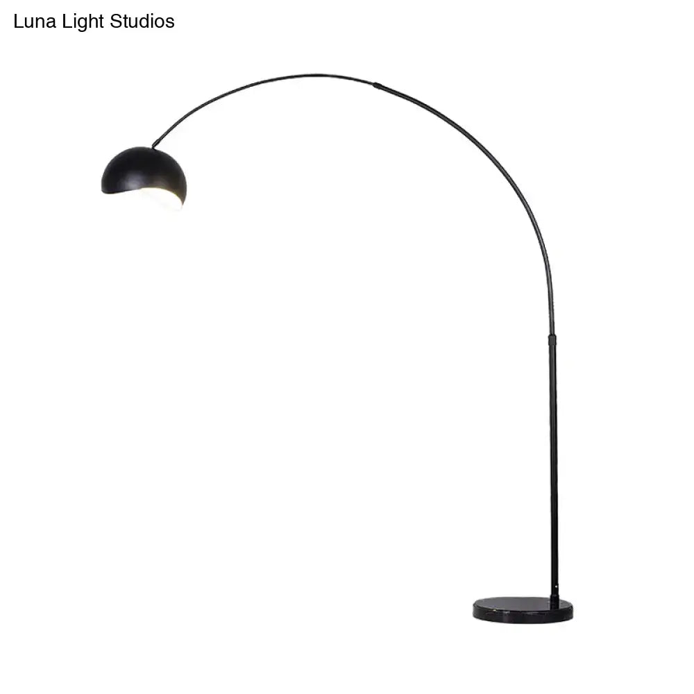 Yellow Arc Floor Lamp