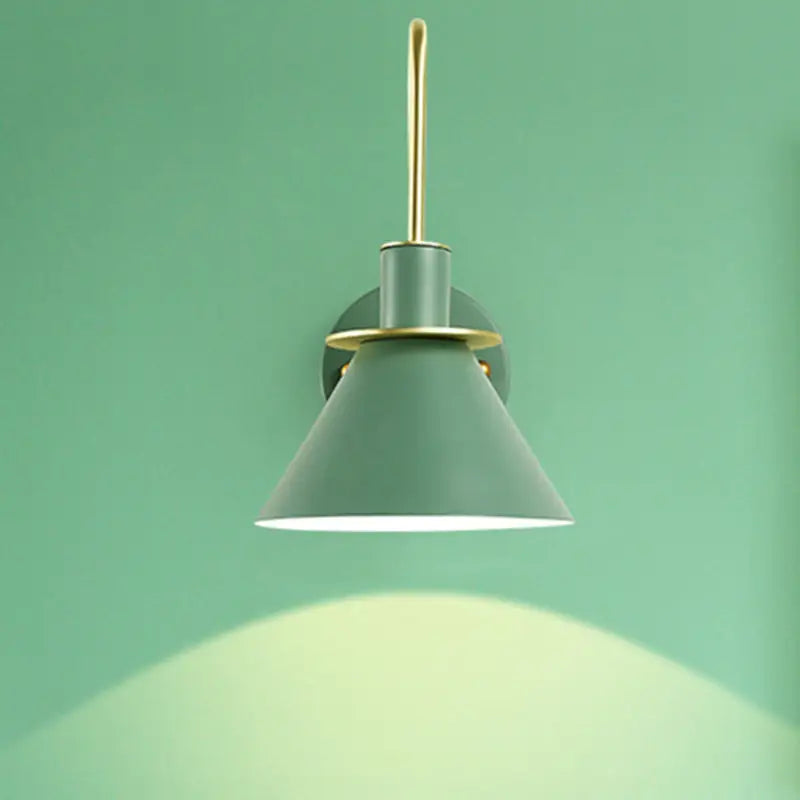 Brass Pyramid Wall Sconce