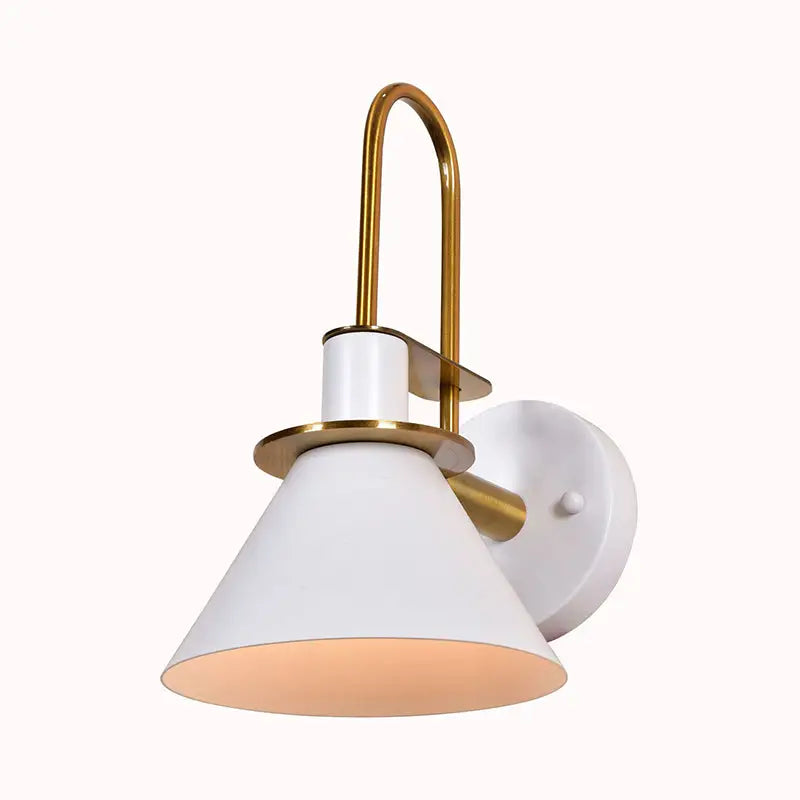 Brass Pyramid Wall Sconce