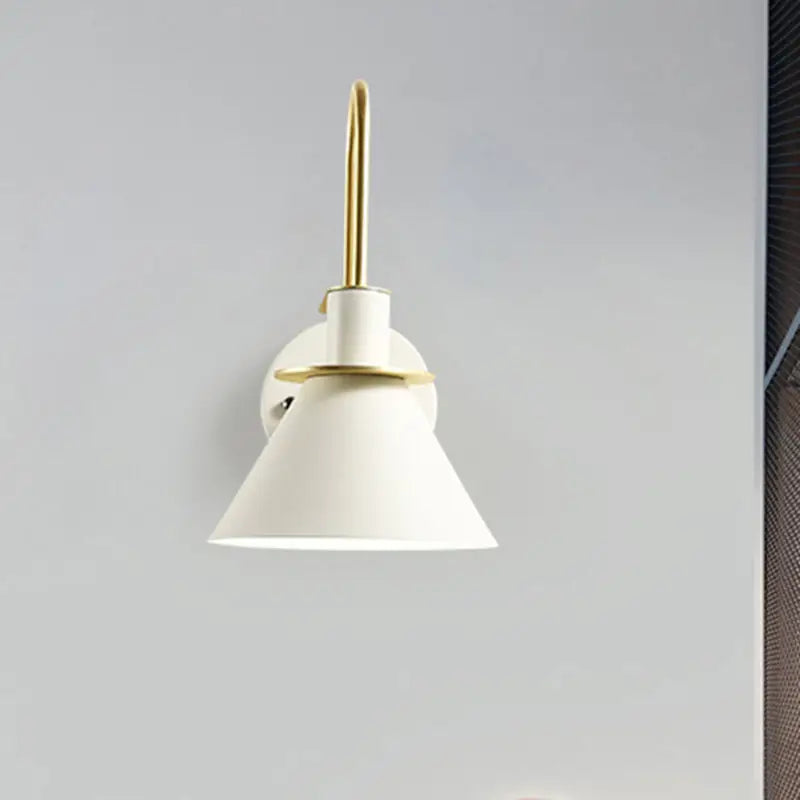 Brass Pyramid Wall Sconce