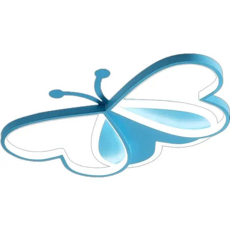 Blue Butterfly Ceiling Light