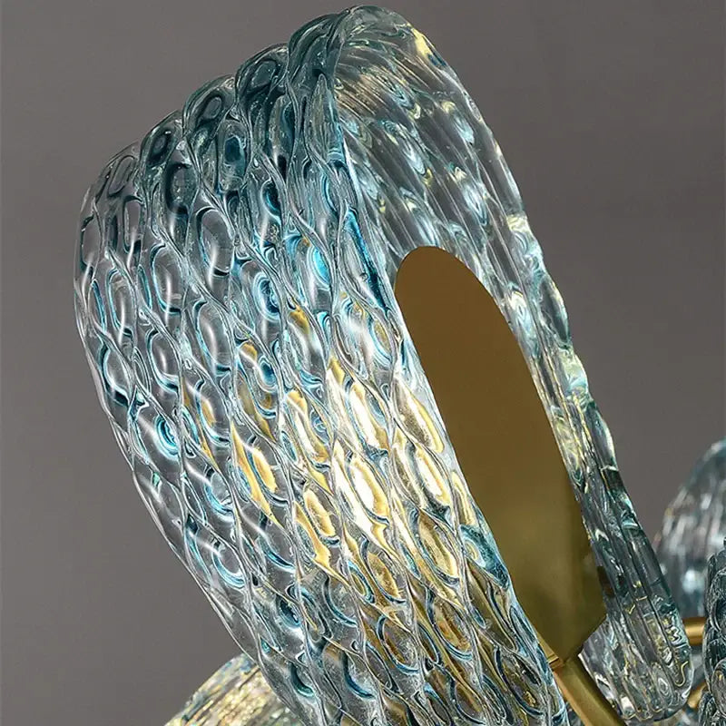 Blue Glass Pendant Lamps