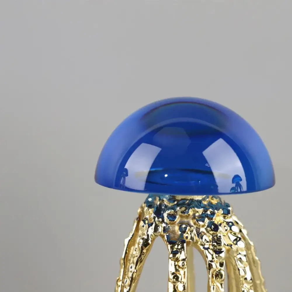 Crystal Jellyfish Sculpture Decor