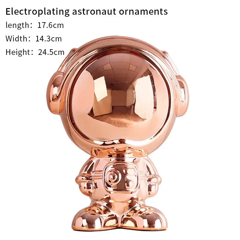 Gradient Astronaut Statue Decor
