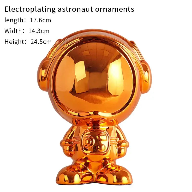 Gradient Astronaut Statue Decor