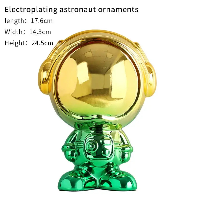 Gradient Astronaut Statue Decor