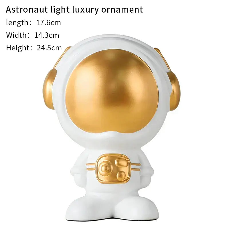 Gradient Astronaut Statue Decor