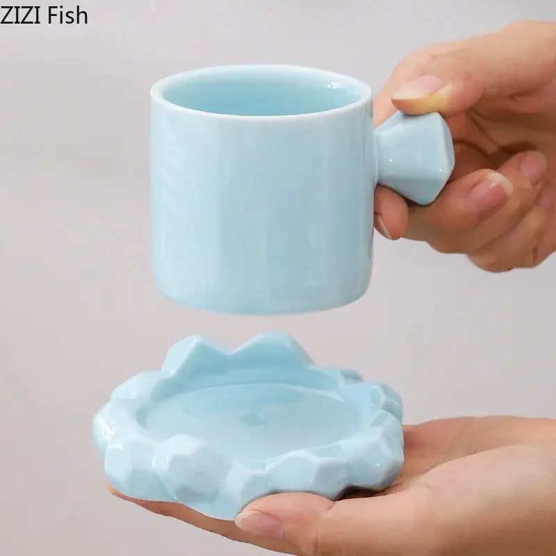 Porcelain Bowknot Cup Set