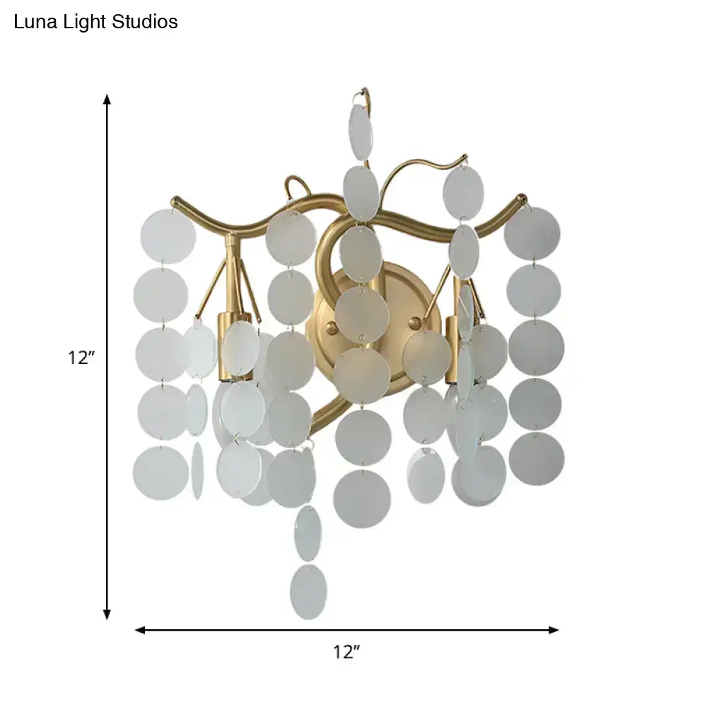 Glass Branch Wall Sconce