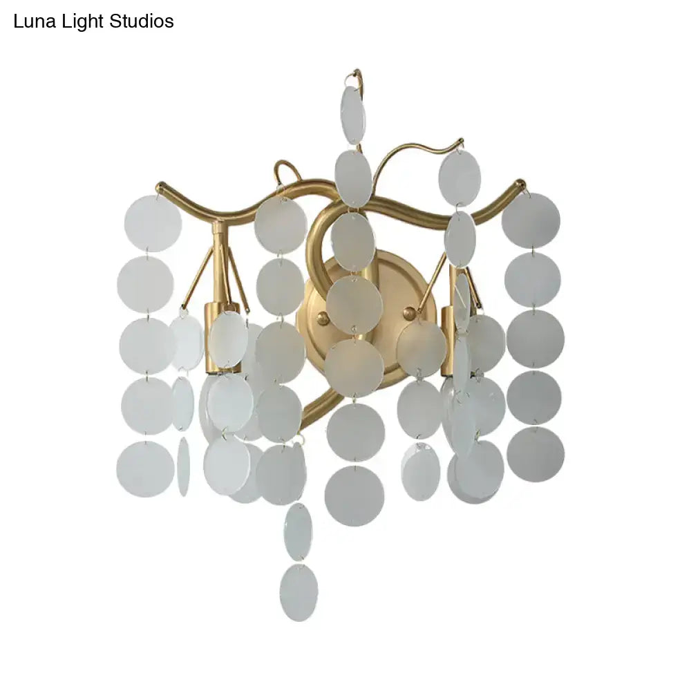 Glass Branch Wall Sconce