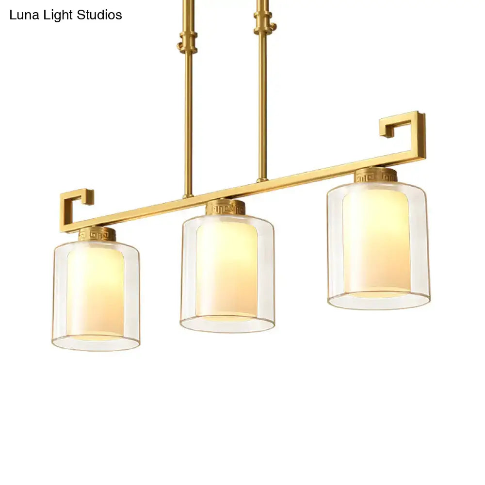 Brass Cylinder Island Light