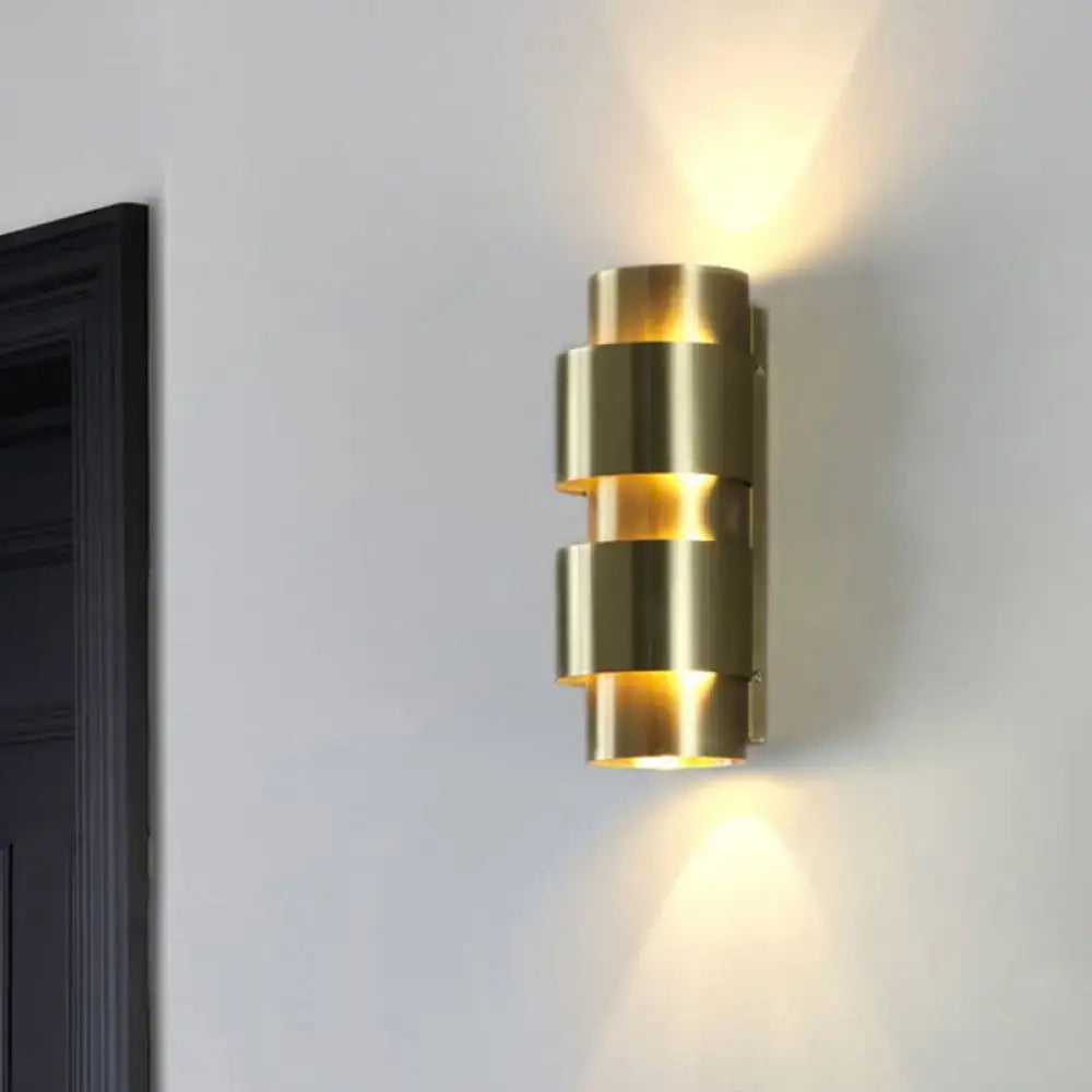 Brass Metal Shade Sconce