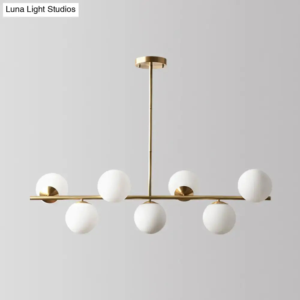 Brass Globe Dining Pendant