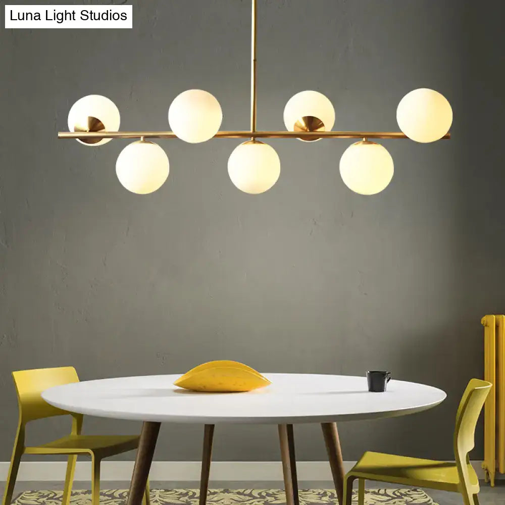 Brass Globe Dining Pendant