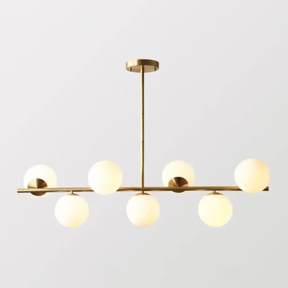 Brass Globe Dining Pendant