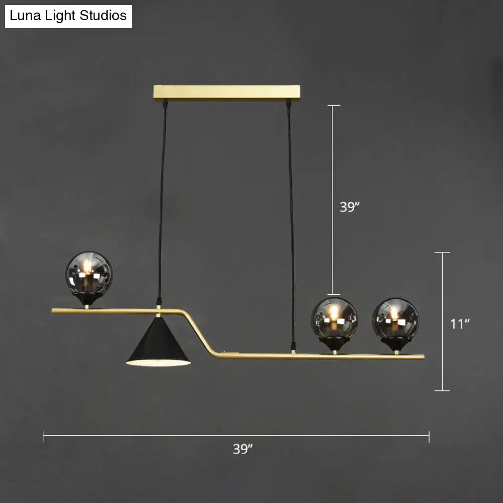 Brass Black Island Light