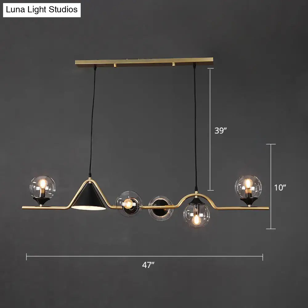 Brass Black Island Light