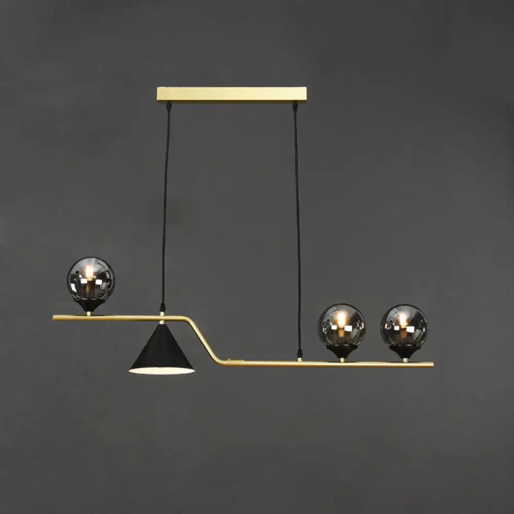 Brass Black Island Light