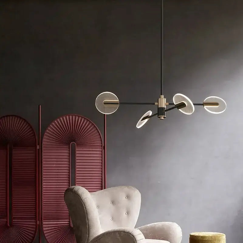 Black Acrylic Ceiling Chandelier