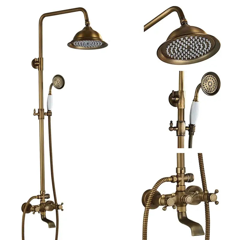 Brass Dual Handle Shower Set