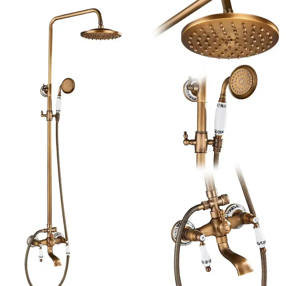 Brass Dual Handle Shower Set