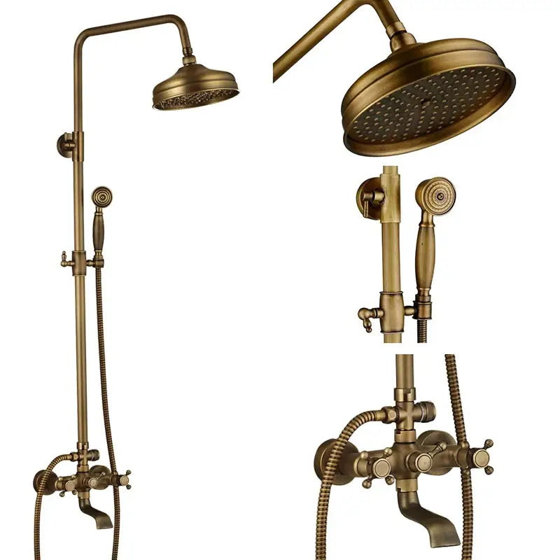 Brass Dual Handle Shower Set