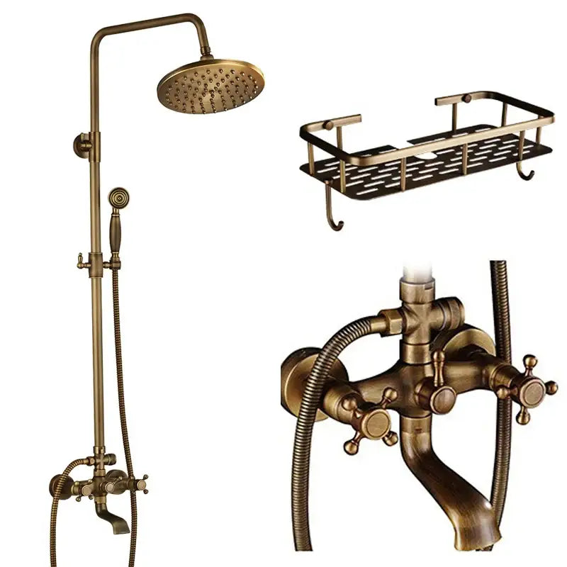 Brass Dual Handle Shower Set