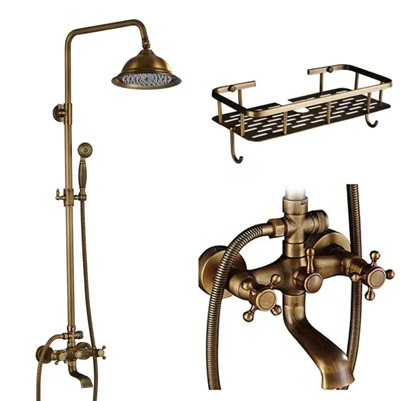 Brass Dual Handle Shower Set