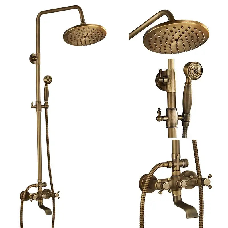 Brass Dual Handle Shower Set