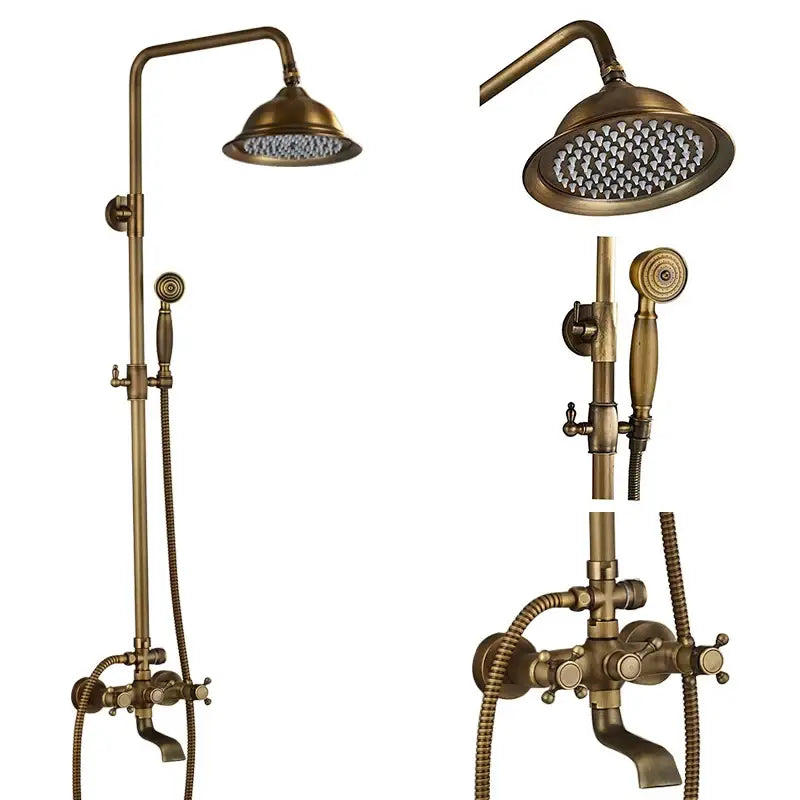 Brass Dual Handle Shower Set