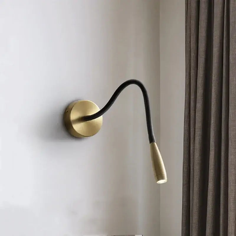 Copper Adjustable Reading Wall Lamp