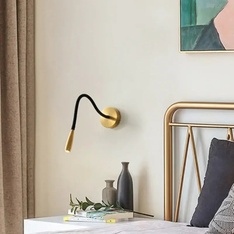 Copper Adjustable Reading Wall Lamp