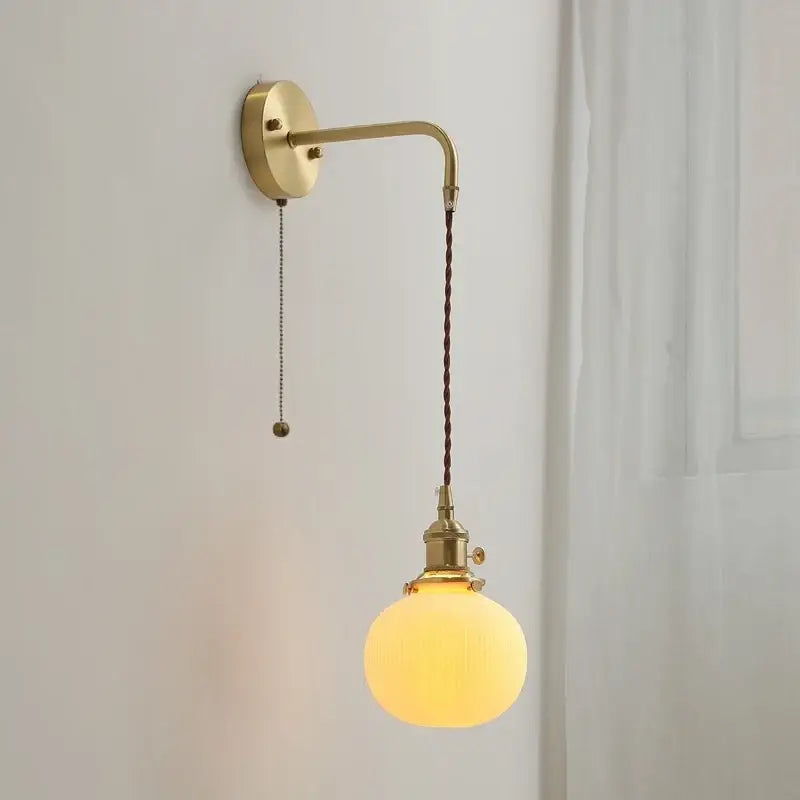 Ceramic Copper Wall Sconce