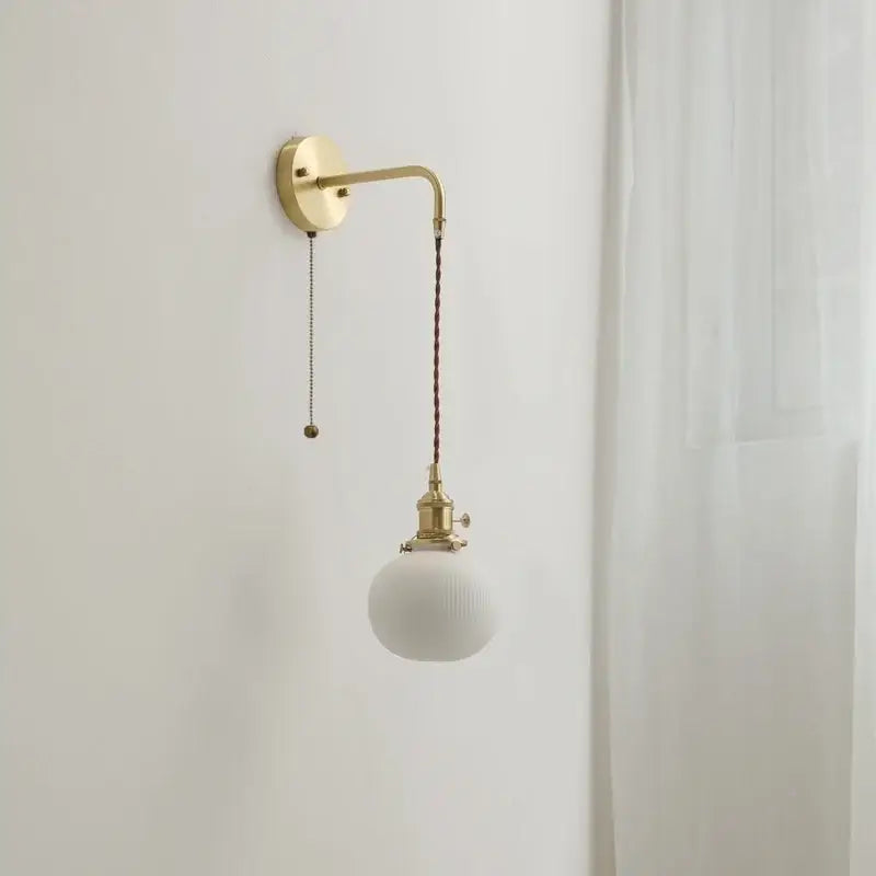 Ceramic Copper Wall Sconce