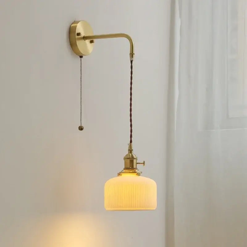 Ceramic Copper Wall Sconce