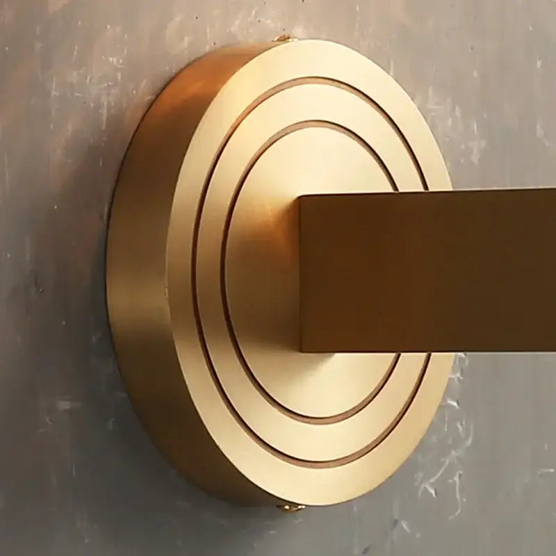 Copper Wooden Wall Sconce