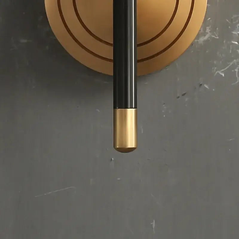 Copper Wooden Wall Sconce