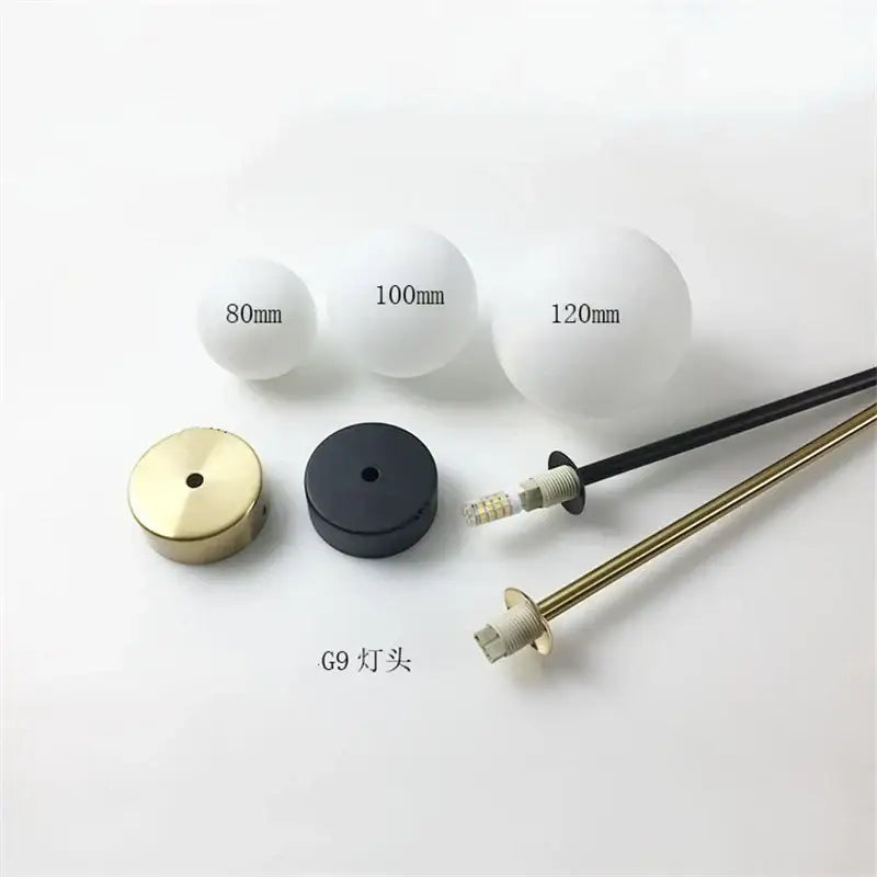 Brass Frosted Kitchen Pendant