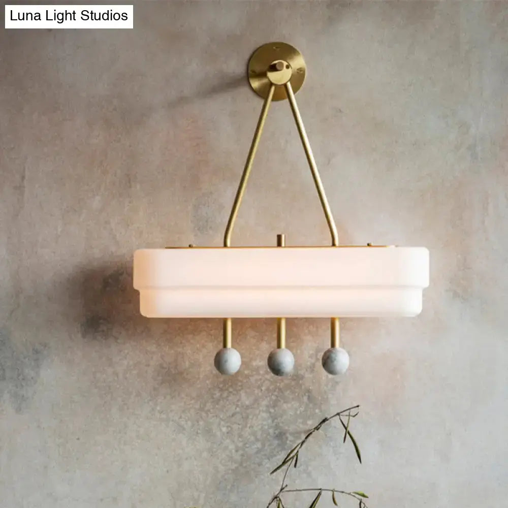 Gray Sconce Wall Lamp